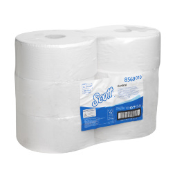 8569 Туалетная бумага в больших рулонах с центральной подачей Scott® Control 2 слоя (6 рул х 314 м)