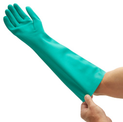 Перчатки химически стойкие KleenGuard® G80, нитриловые, 45 см (12 пар)