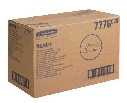 7776 Чистящие салфетки WypAll® Cleaning Wipes сменный блок (6 блоков х 75 л)