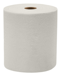 K101 Бумажные полотенца в рулонах Veiro Basic белые 1 слой (6 рул х 180 м)