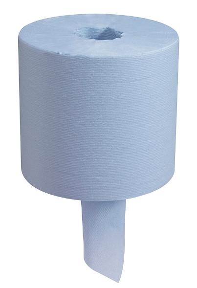 7265 Протирочный материал в рулонах с центральной подачей WypAll® L10 Extra однослойный голубой (6 рулонов по 700 листов)