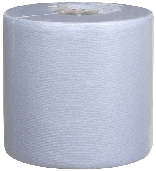 7265 Протирочный материал в рулонах с центральной подачей WypAll® L10 Extra однослойный голубой (6 рулонов по 700 листов)