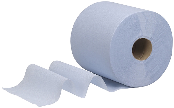 7265 Протирочный материал в рулонах с центральной подачей WypAll® L10 Extra однослойный голубой (6 рулонов по 700 листов)