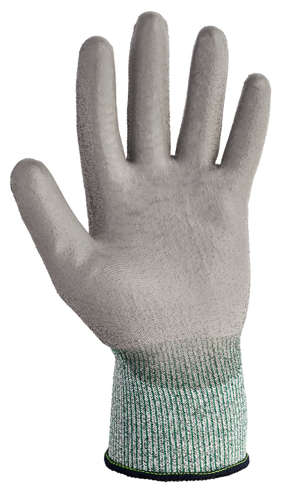 Перчатки антипорезные 13823, 13824, 13825, 13826, 13827 Kimberly-Clark Kleenguard G60 ладонью вперед Перчатки антипорезные KleenGuard G60, полиуретановые, ур. 3 (12 пар)