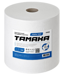 3495 Протирочный материал в рулонах TAMAKA® Alpha X60 белый (1 рул х 750 л)