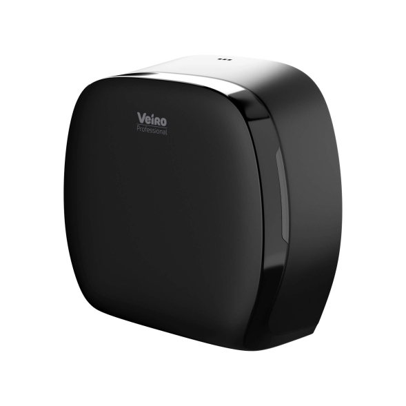 M610B Диспенсер для туалетной бумаги в больших и средних рулонах Veiro JUMBO Future, чёрный