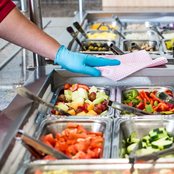 Перчатки нитриловые KleenGuard® G10 Blue Nitrile, 0.12 мм, голубые (10 х 100 шт.)