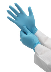 Перчатки нитриловые KleenGuard® G10 Blue Nitrile, 0.12 мм, голубые (10 х 90-100 шт.)