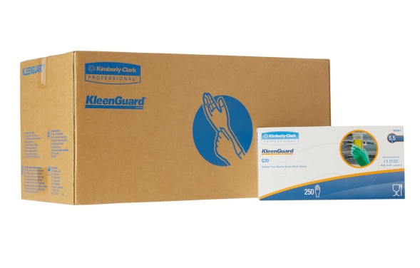 Перчатки нитриловые KleenGuard® G20 Atlantic Green, 0.06 мм, зелёные (10 х 250 шт.)
