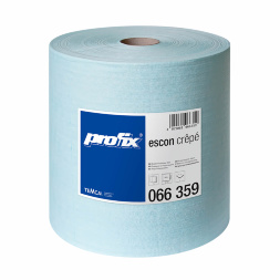 Протирочный материал в рулонах Profix® Escon Crepe бирюзовый (1 рул х 500 л)