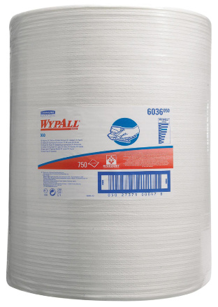 6036 Протирочный материал в рулонах WypAll X60 белый (1 рул х 750 л)