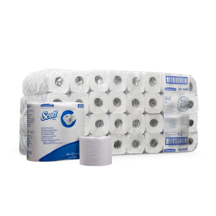 Туалетная бумага в стандартных рулонах 8559 Scott Performance двухслойная от Kimberly-Clark Professional (96 рул х 25 м)