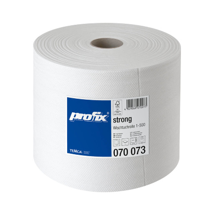 Протирочный материал в рулонах Profix Strong белый 38x32см (1 рул х 500 л)