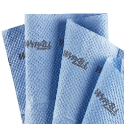 7569 Нетканый протирочный материал в коробке WypAll® ForceMax Power Clean голубой (1 кор х 480 л)