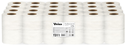 T311 Туалетная бумага в стандартных рулонах Veiro Premium 2 слоя 48 рулонов по 21 метр