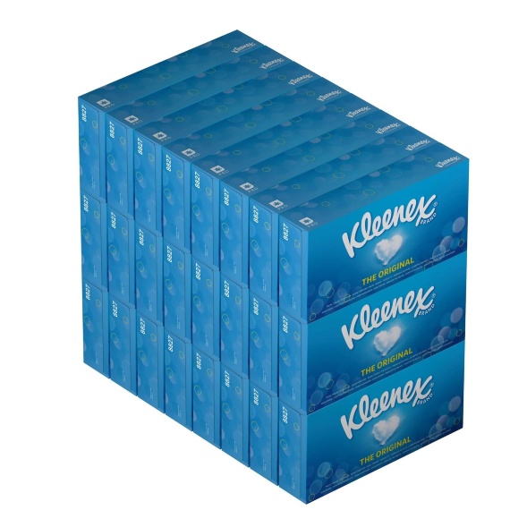 8827 Салфетки косметические для лица Kleenex® 2 слоя (24 кор х 100 л)