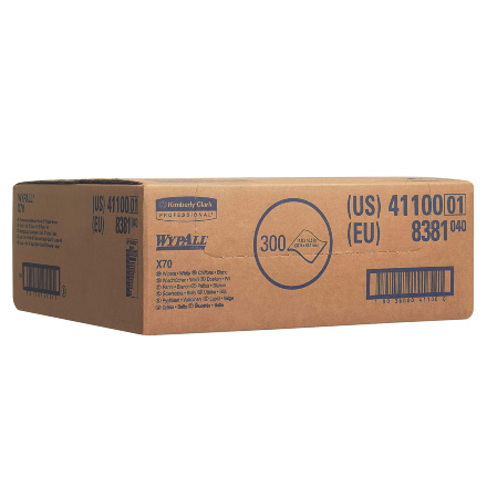 8381 Протирочный материал в коробке WypAll® X70 белый (1 кор х 300 л)