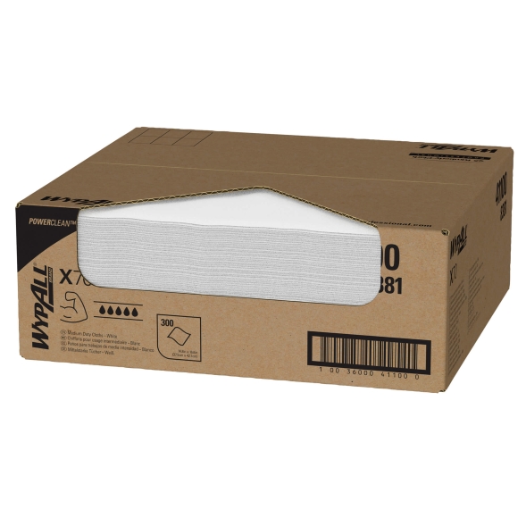 8381 Протирочный материал в коробке WypAll® X70 белый (1 кор х 300 л)