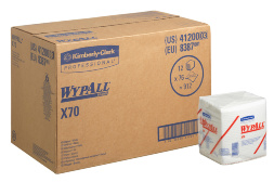 8387 Протирочный материал в пачках WypAll X70 белый (12 пач х 76 л)