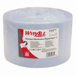 7317 Протирочный материал в рулонах WypAll L20 двухслойный голубой (1 рул х 380 м)