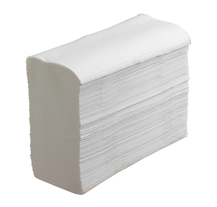 3749 Бумажные полотенца в пачках Scott Multi-Fold белые однослойные универсальные (16 пач х 250 л)