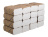 3749 Бумажные полотенца в пачках Scott Multi-Fold белые однослойные универсальные (16 пач х 250 л)