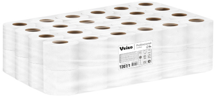 Туалетная бумага в стандартных рулонах T207/1 Veiro Comfort двухслойная линейки Professional (48 рул х 15 м)
