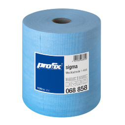 Протирочный материал в рулонах Profix® Sigma голубой (1 рул х 400 л)