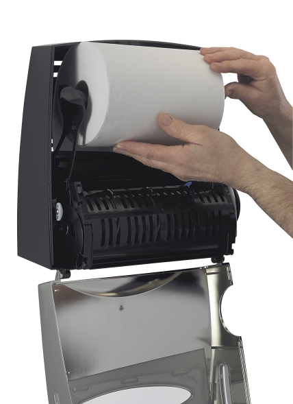 13567 Держатель для бумажных полотенец в рулонах "No Touch" малый под хром