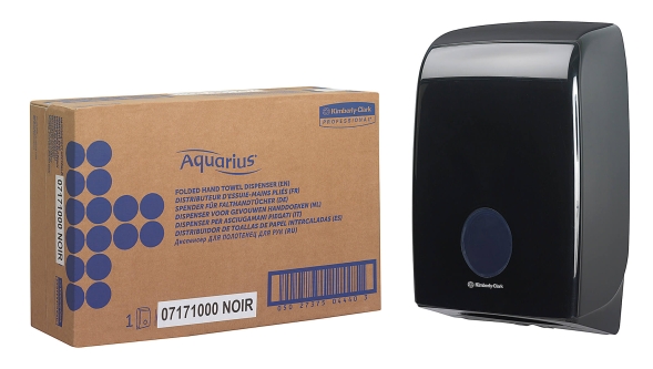 7171 Диспенсер для бумажных полотенец в пачках Aquarius чёрный (кроме 6775 6088 5856)