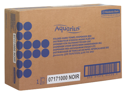 7171 Диспенсер для бумажных полотенец в пачках Aquarius чёрный (кроме 6775 1126 5856)