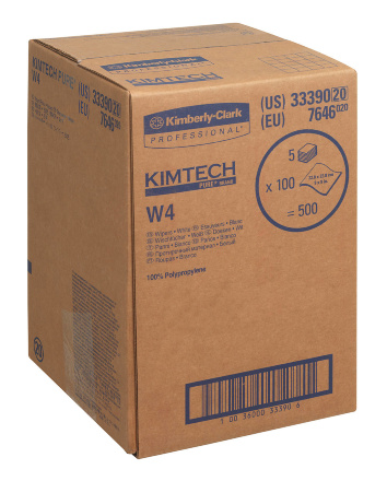 7646 Протирочный материал в пачках Kimtech Pure W4 22,8 х 22,8 см (5 пач х 100 л)