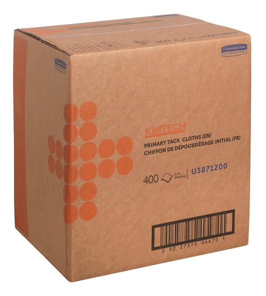 38712 Липкие салфетки Kimberly-Clark Kimtech™ Auto для первичной обработки (4 пач х 100 л)