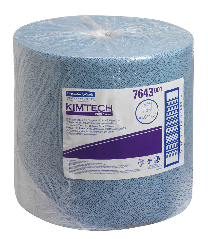 7643 Протирочный материал в рулонах Kimberly-Clark Kimtech Prep синий рулон 7643 Протирочный материал в рулонах Kimberly-Clark Kimtech Prep синий (1 рулон 500 листов)