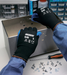 Перчатки износоустойчивые KleenGuard G40 с гладким нитриловым покрытием (60 пар)