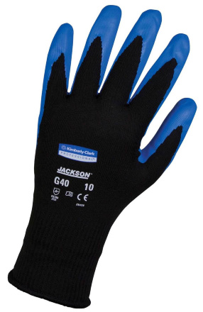 Перчатки износоустойчивые KleenGuard® G40 с гладким нитриловым покрытием (60 пар)