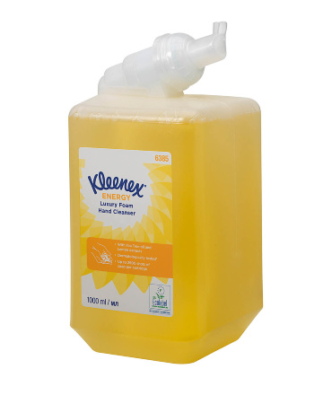 Пенное мыло в кассетах 6385 Kleenex Energy Luxury от Kimberly-Clark Professional (6 кассет по 1 л)