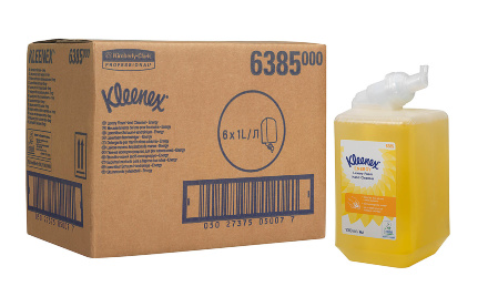 Пенное мыло в кассетах 6385 Kleenex Energy Luxury от Kimberly-Clark Professional (6 кассет по 1 л)