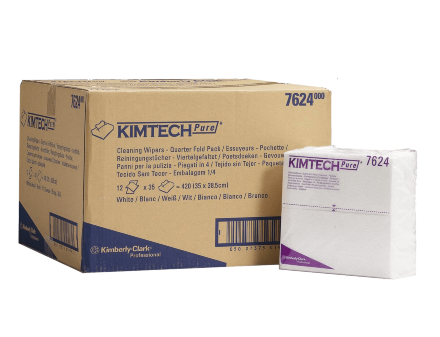 7624 Протирочный материал в пачках Kimtech™ Pure безворсовый (12 пач х 35 л)