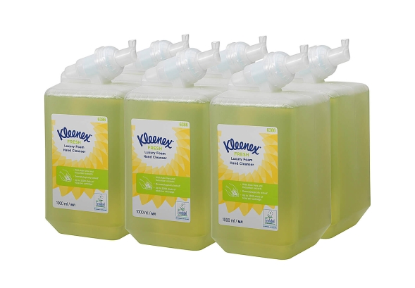 Пенное мыло в кассетах 6386 Kleenex Fresh Luxury от Kimberly-Clark Professional (6 кассет по 1 л)