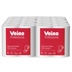 T314 Туалетная бумага в стандартных рулонах Veiro Premium 2 слоя (48 рул х 20 м)