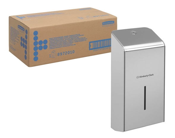 8972 Диспенсер для туалетной бумаги в пачках Kimberly-Clark стальной 2мм