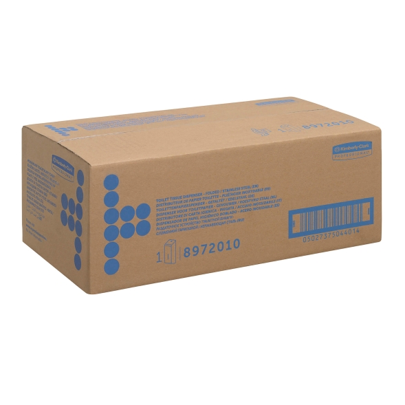 8972 Диспенсер для туалетной бумаги в пачках Kimberly-Clark стальной 2мм