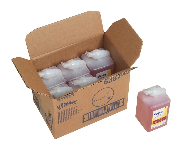 Пенное мыло в кассетах 6387 Kleenex Joy Luxury от Kimberly-Clark Professional (6 кассет по 1 л)