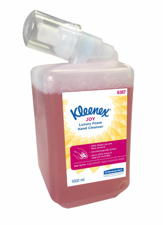 Пенное мыло в кассетах 6387 Kleenex Joy Luxury от Kimberly-Clark Professional (6 кассет по 1 л)