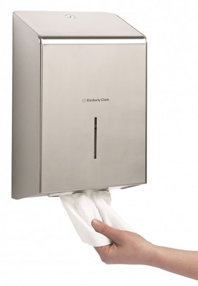 8971 Диспенсер для бумажных полотенец в пачках Kimberly-Clark Cтальной 2мм (кроме 6775 6088 5856)