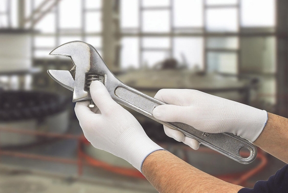 Перчатки инспекционные нейлоновые KleenGuard® G35, белые, бесшовные (10 x 24 шт)