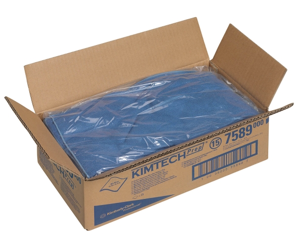 7589 Микрофибра в коробке Kimtech™ Prep синий (1 кор х 25 л)
