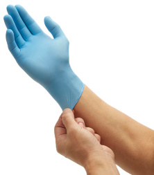 Перчатки нитриловые KleenGuard® G10 Flex, 0.05 мм, синие (10 х 100 шт.)