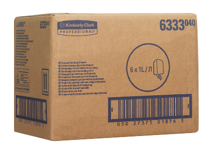 6333 Жидкое мыло в кассетах Kleenex для частого использования (6 кассет по 1 л)